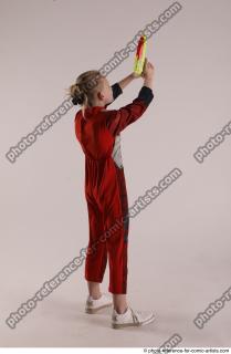 DENISA PILOT STANDING POSE WITH GUN 4